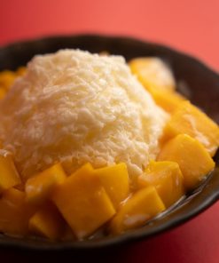 Korean Ice Cream (Mango Milk Bingsu)